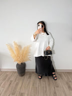 T-shirt oversize blanc