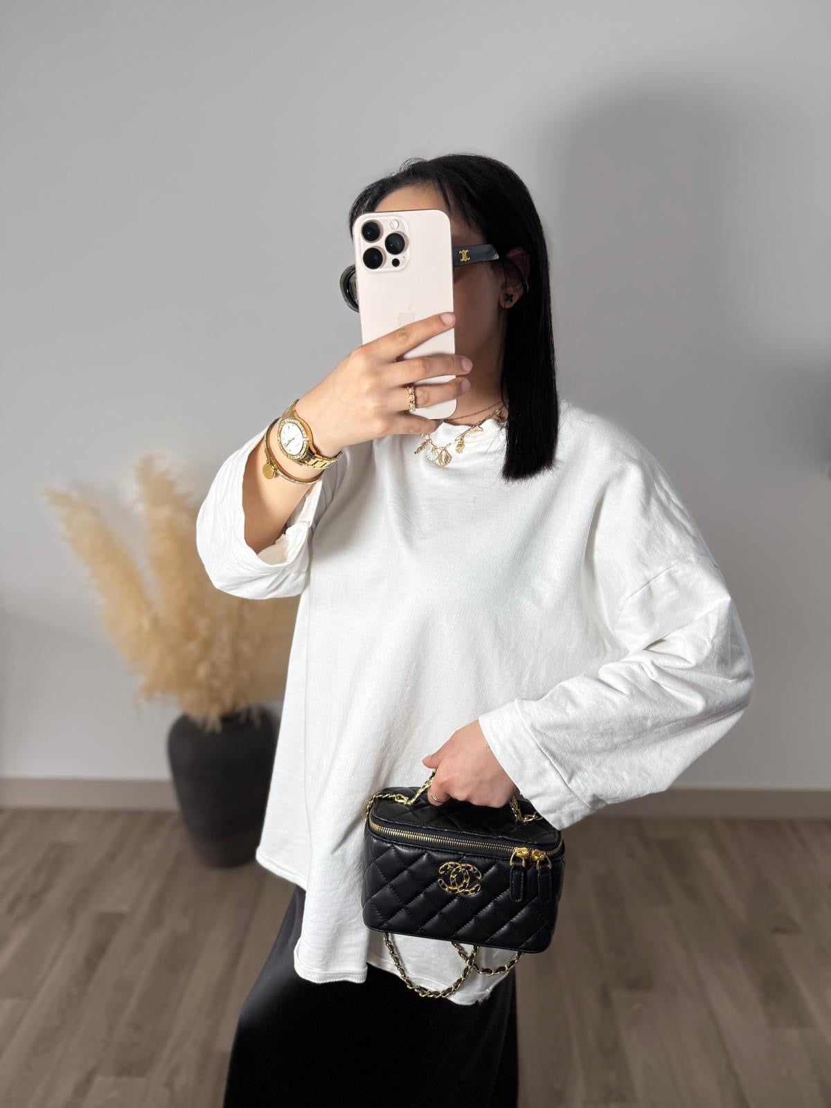 T-shirt oversize blanc
