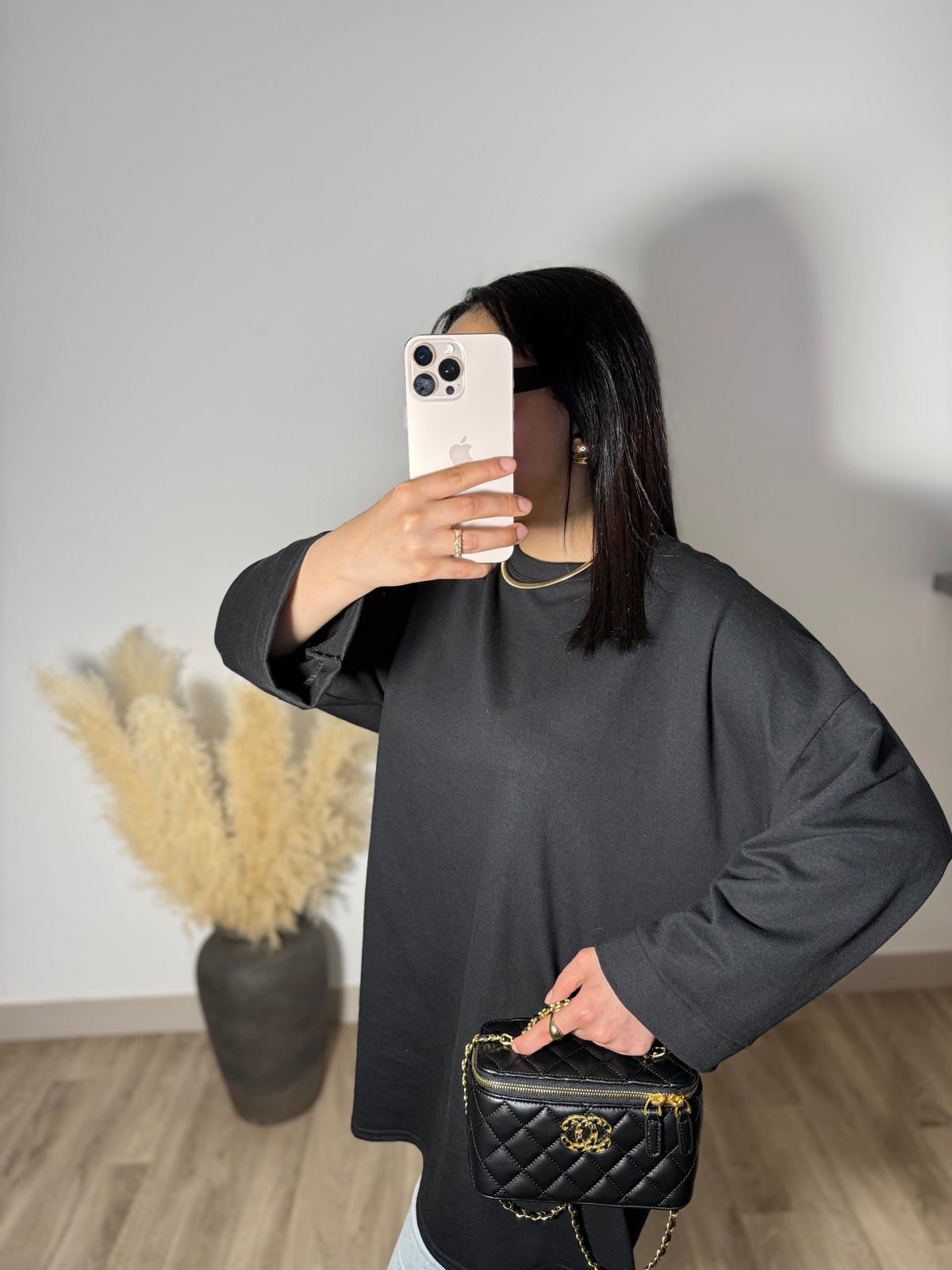 T-shirt oversize noir